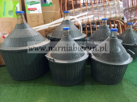 Balon Butla Gąsior 25 L na wino w koszu galon Balon Butla Gąsior 25 L na wino w koszu galon