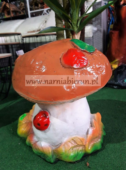 Figurka ogrodowa Grzybek Grzyb Maślak 33 cm