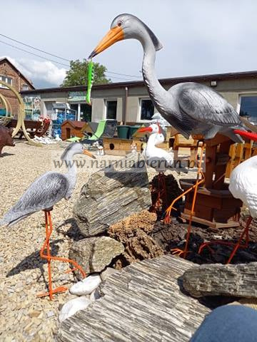 Figurka ogrodowa Żuraw 45 cm Figurka ogrodowa Żuraw 45 cm