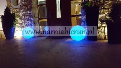 Kula solarna 50cm kolorowa LED PL