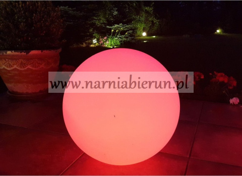Kula solarna 50cm kolorowa LED PL