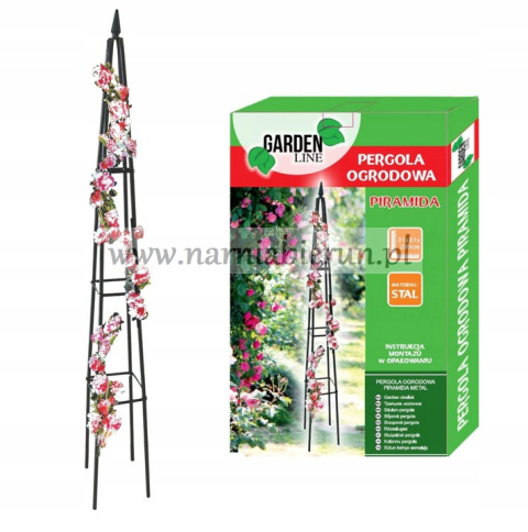 Pergola ogrodowa kolumnowa Piramida metalowa Pergola ogrodowa kolumnowa Piramida metalowa