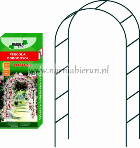 Pergola ogrodowa łukowa łuk metalowa 240cm pnącza róże Pergola ogrodowa łukowa łuk metalowa 240cm pnącza róże
