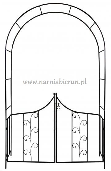 Pergola ogrodowa z bramką 138x40x240 cm Pergola ogrodowa z bramką 138x40x240 cm