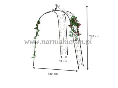 Pergola ogrodowa na pnącza róże ozdoba ogrodowa h 240 Pergola ogrodowa na pnącza róże ozdoba ogrodowa h 240