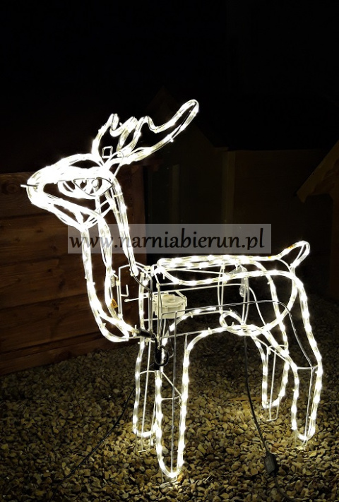 Renifer świecący ruchomy LED 85cm 4 kolory