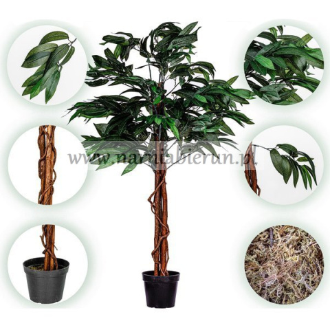 SZTUCZNE DRZEWO MANGO 120 CM SZTUCZNE DRZEWO MANGO 120 CM