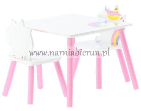 Stoliczek stolik z 2 krzesełkami KUCYK LILY