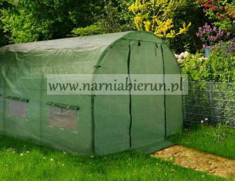 Tunel ogrodowy foliowy foliak zielony 400X250X200cm Ocynk Tunel ogrodowy foliowy foliak zielony 400X250X200cm Ocynk