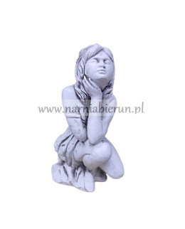 Figurka ogrodowa betonowa DAMA W KĄPIELI 28 cm
