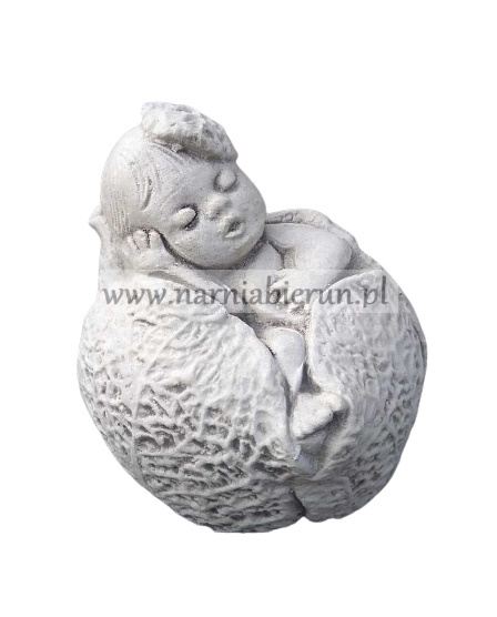 Figurka betonowa dzieci DZIECKO W KAPUŚCIE 12 cm Figurka betonowa dzieci DZIECKO W KAPUŚCIE 12 cm