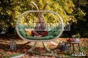 Fotel wiszący SWINGPOD CZILLO dwuosobowy ze stojakiem