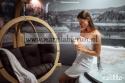 Fotel wiszący SWINGPOD CZILLO ze stojakiem