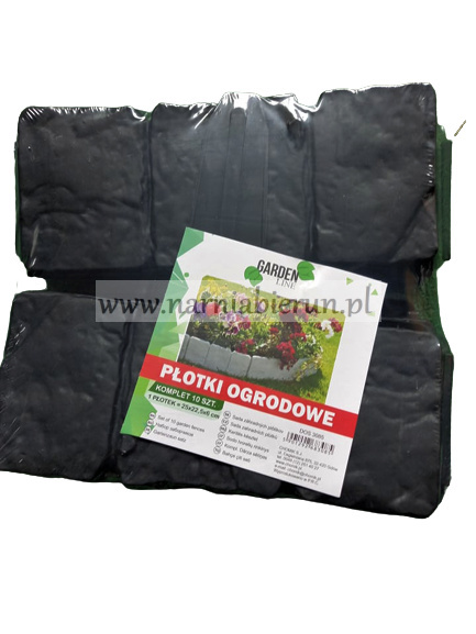 Obrzeża ogrodowe palisada kpl 10 szt Obrzeża ogrodowe palisada kpl 10 szt
