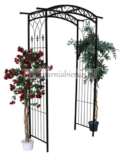 Pergola ogrodowa 215 cm metalowa róże łuk solidna pnącza kwiaty ogród Pergola ogrodowa 215 cm metalowa róże łuk solidna pnącza kwiaty ogród