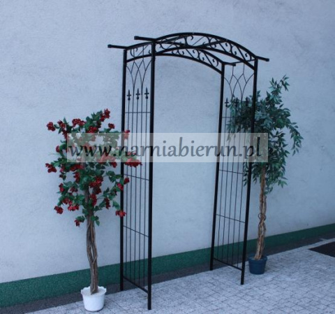 Pergola ogrodowa 215 cm metalowa róże łuk solidna pnącza kwiaty ogród Pergola ogrodowa 215 cm metalowa róże łuk solidna pnącza kwiaty ogród