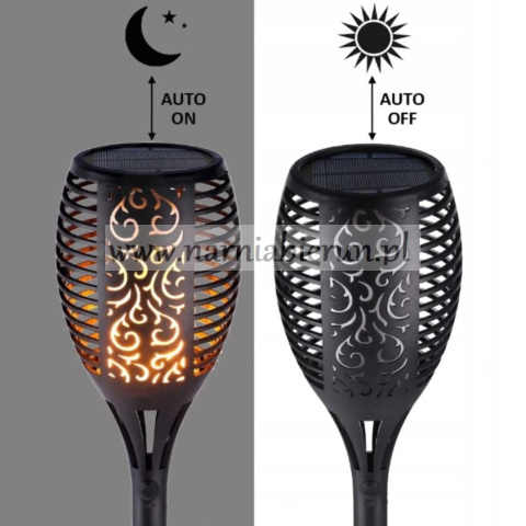 Pochodnia LED Lampa solarna 78cm 96 LED Pochodnia LED Lampa solarna 78cm 96 LED