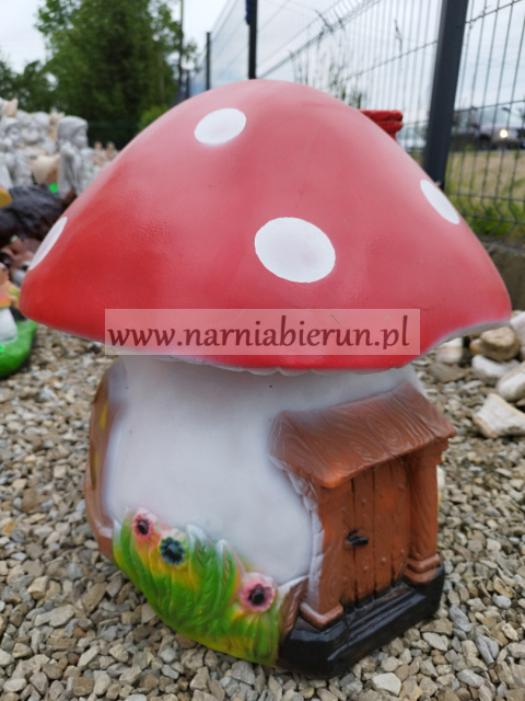 Figurka z żywicy Grzybek Grzyb Muchomorek Domek 47 cm Figurka z żywicy Grzybek Grzyb Muchomorek Domek 47 cm