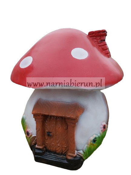 Figurka z żywicy Grzybek Grzyb Muchomorek Domek 47 cm Figurka z żywicy Grzybek Grzyb Muchomorek Domek 47 cm