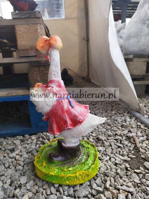 Figurka z żywicy Kaczka ogrodniczka 40 cm Figurka z żywicy Kaczka ogrodniczka 40 cm
