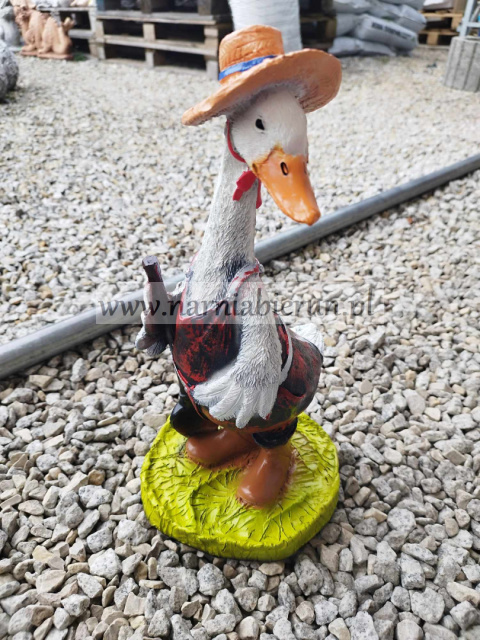 Figurka z żywicy Kaczor ogrodnik 40 cm Figurka z żywicy Kaczor ogrodnik 40 cm