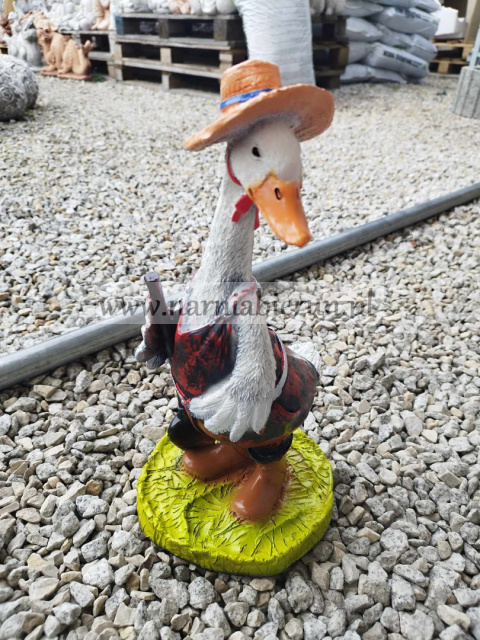 Figurka z żywicy Kaczor ogrodnik 40 cm Figurka z żywicy Kaczor ogrodnik 40 cm