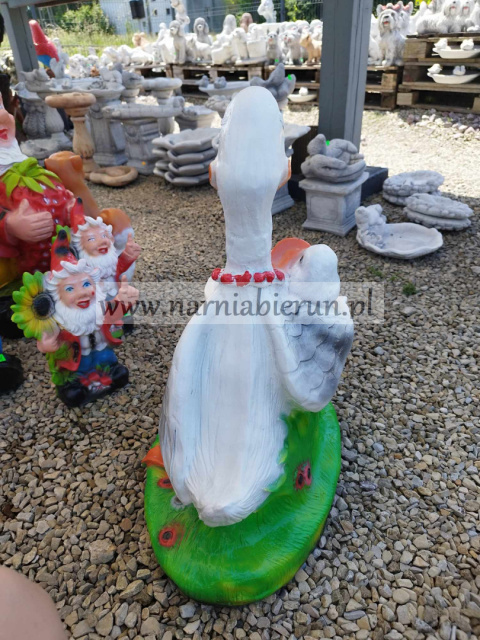 Figurka z żywicy KACZKA kaczki donica 60 cm Figurka z żywicy KACZKA kaczki donica 60 cm