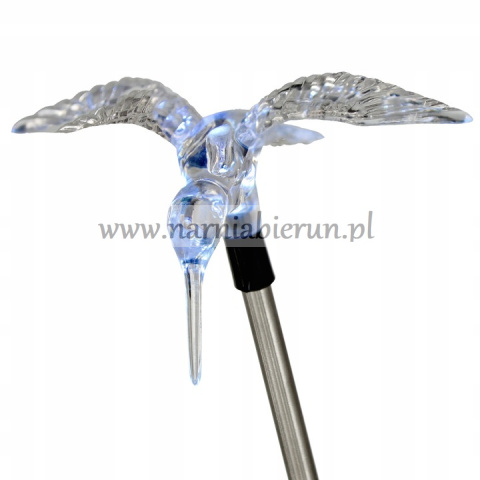 LAMPA SOLARNA WAŻKA MOTYL KOLIBER OZDOBA ŚWIECĄCA LED LAMPA SOLARNA WAŻKA MOTYL KOLIBER OZDOBA ŚWIECĄCA LED