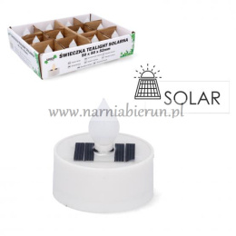 ŚWIECZKA TEALIGHT SOLARNA LAMPKA