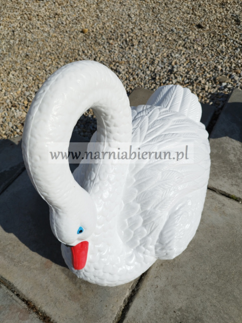 Łabędź duży pływający duży plastikowy ozdoba do stawu Łabędź duży pływający duży plastikowy ozdoba do stawu
