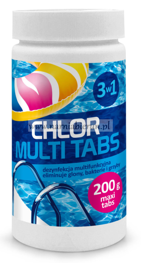 CHLOR MULTIFUNKCYJNE TABLETKI 3w1 DO BASENU DUŻE 200g 1kg GAMIX CHLOR MULTIFUNKCYJNE TABLETKI 3w1 DO BASENU DUŻE 200g 1kg GAMIX