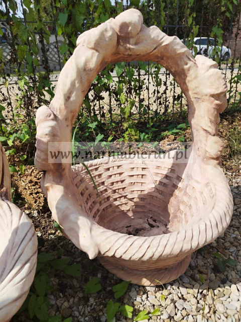 Donica Doniczka KOSZ KOSZYK Trzy Kwiaty 60 cm Donica Doniczka KOSZ KOSZYK Trzy Kwiaty 60 cm