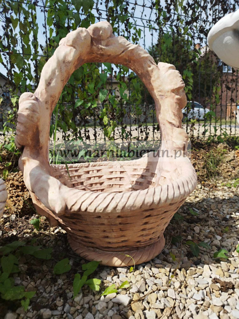 Donica Doniczka KOSZ KOSZYK Trzy Kwiaty 60 cm Donica Doniczka KOSZ KOSZYK Trzy Kwiaty 60 cm