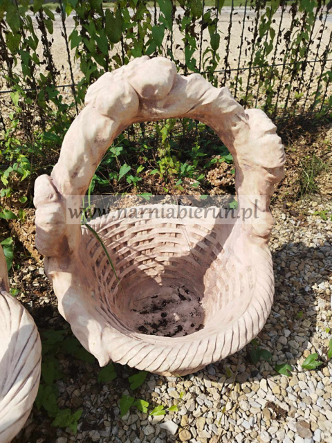 Donica Doniczka KOSZ KOSZYK Trzy Kwiaty 60 cm Donica Doniczka KOSZ KOSZYK Trzy Kwiaty 60 cm