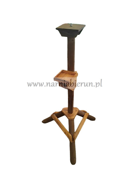 Drewniany stojak pod karmnik karmniki 115 cm Drewniany stojak pod karmnik karmniki 115 cm