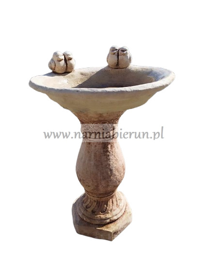 Figurka betonowa POIDŁO ptaki na kolumnie 51 cm Figurka betonowa POIDŁO ptaki na kolumnie 51 cm