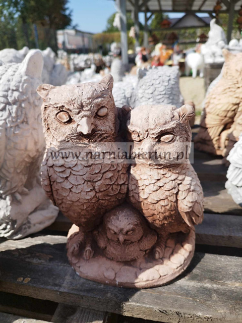 Figurka betonowa sowa SOWY RODZINY SÓW 27 cm Figurka betonowa sowa SOWY RODZINY SÓW 27 cm