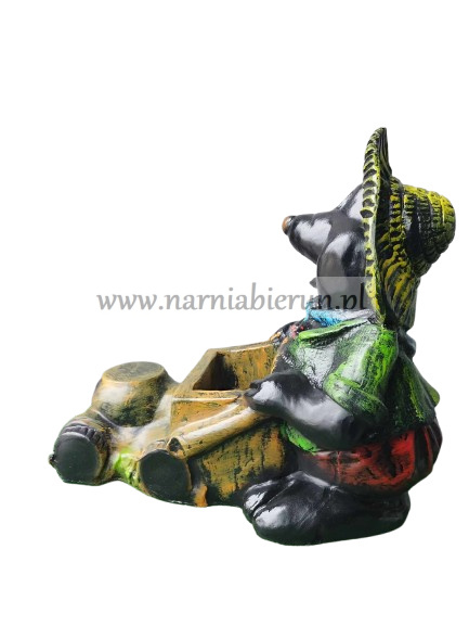 Figurka ogrodowa Kret Krecik Ogronik z kosiarką 50 cm Figurka ogrodowa Kret Krecik Ogronik z kosiarką 50 cm