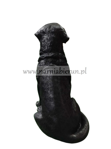 Figurka z żywicy Pies Labrador czarny 45 cm Figurka z żywicy Pies Labrador czarny 45 cm