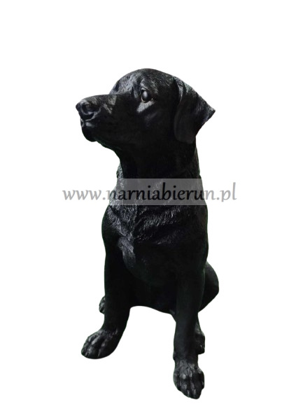 Figurka z żywicy Pies Labrador czarny 45 cm Figurka z żywicy Pies Labrador czarny 45 cm