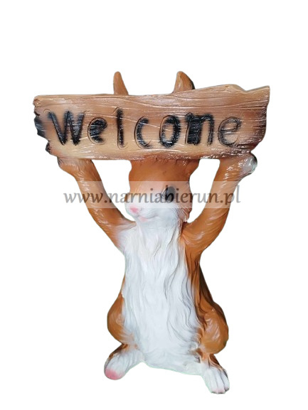 Figurka z żywicy Zając welcome zajączek 57 cm Figurka z żywicy Zając welcome zajączek 57 cm