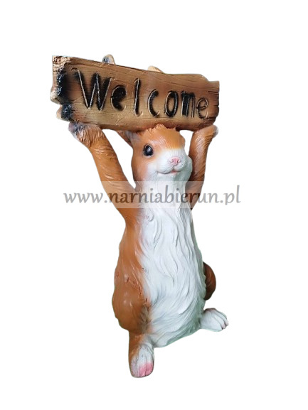 Figurka z żywicy Zając welcome zajączek 57 cm Figurka z żywicy Zając welcome zajączek 57 cm