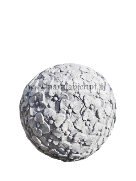 Figurka betonowa KULA kwiaty bratki 21 cm Figurka betonowa KULA kwiaty bratki 21 cm