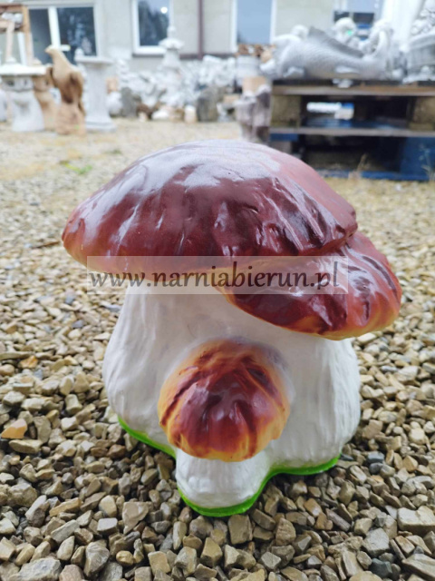 Figurka z żywicy GRZYB TRZY GRZYBKI PRAWDZIWKI 26 cm Figurka z żywicy GRZYB TRZY GRZYBKI PRAWDZIWKI 26 cm
