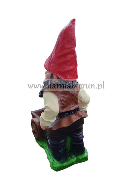 Figurka z żywicy KRASNAL z taczką Rumcajs 80 cm Figurka z żywicy KRASNAL z taczką Rumcajs 80 cm