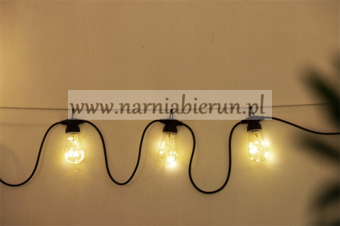 Żarówki Girlanda świecąca 20 LED ciepły biały WIRE 12V Żarówki Girlanda świecąca 20 LED ciepły biały WIRE 12V