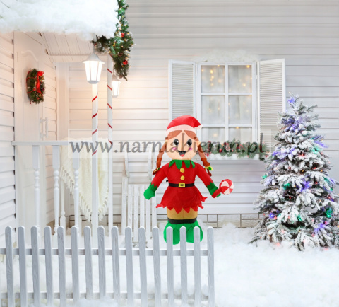 ELF DZIEWCZYNA DMUCHANY Z PODŚWIETLENIEM LED 150CM ELF DZIEWCZYNA DMUCHANY Z PODŚWIETLENIEM LED 150CM