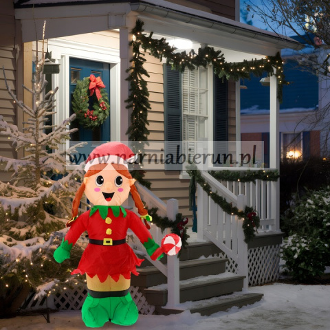 ELF DZIEWCZYNA DMUCHANY Z PODŚWIETLENIEM LED 150CM ELF DZIEWCZYNA DMUCHANY Z PODŚWIETLENIEM LED 150CM