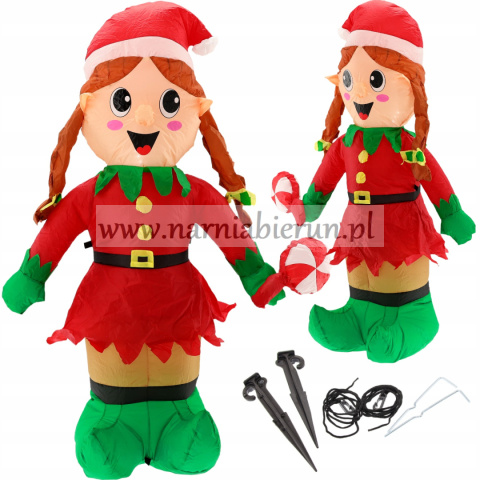 ELF DZIEWCZYNA DMUCHANY Z PODŚWIETLENIEM LED 150CM ELF DZIEWCZYNA DMUCHANY Z PODŚWIETLENIEM LED 150CM