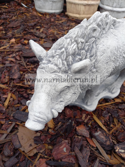 Figurka betonowa DZIK DUŻY 46 cm Figurka betonowa DZIK DUŻY 46 cm